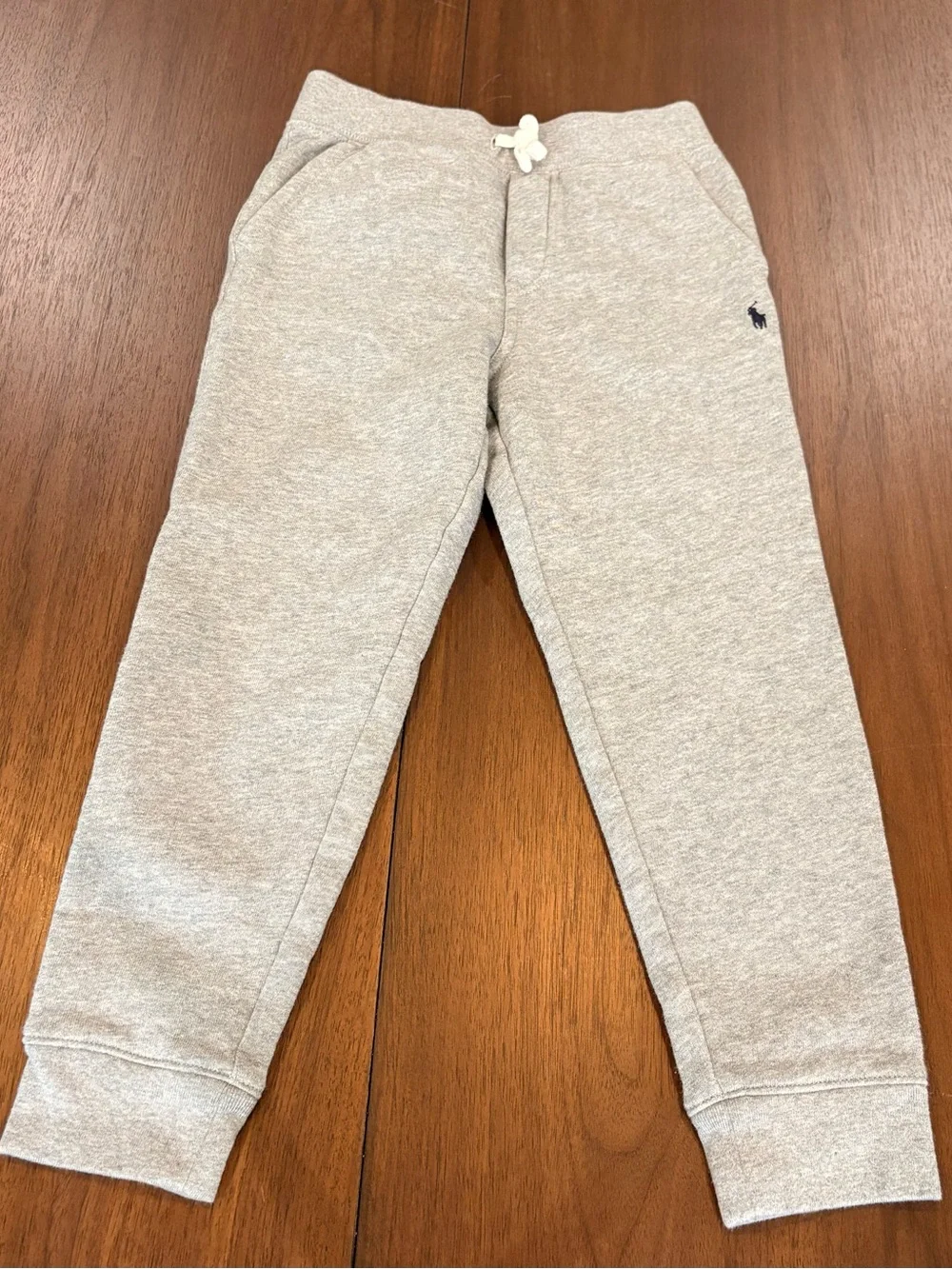 Ralph Lauren Light Gray Kids Jogger Sweatpants